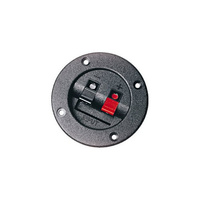 Speaker Terminal 2 Post Round for speaker enclosures Push down Spring Terminals