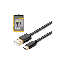 Sansai 1.2m USB Type-C to USB-A Cable Sync for Apple MacBook Chromebook gold plated contacts 