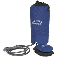 Rovin Portable Shower with Foot Pump Hold 10-15L Inclueds Vinyl Carry Bag 