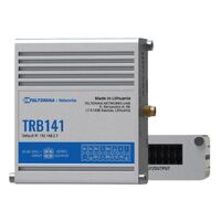 Teltonika Industrial Rugged GPIO LTE Gateway, 4G/LTE (Cat 1), I/O connector block, Micro-USB, Compatible with industrial DNP3, PSU included