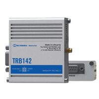 Teltonika Industrial Rugged LTE RS232 Gateway, 4G/LTE (Cat 1), Equipped with RS232, Compatible with industrial DNP3 & Modbus protocols, PSU included