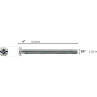 3/8" 4" Screw For Toggler Anchors