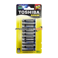 TOSHIBA 1.5V AAA Alkaline Battery LR03 Household 10PK Cylindrical
