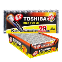 TOSHIBA 1.5V Alkaline AA Battery 1.5V High Power Leakage Resistant TSLR3VP20