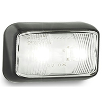 Vehicle Clearance Lights Clear White Front Outline Marker