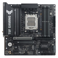 ASUS AMD B650EM TUF GAMING B650EM-E WIFI (AM5) Micro-ATX Motherboard, DDR5(3x), 8+2+1 Power Stages, PCIe 5.0, 3x M.2, Front USB-C, 2.5Gb LAN, Wi-Fi 6E