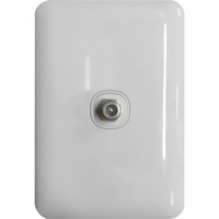 TRANSCO Wafer Series TVFW Super Slim F Type TV Wall Plate Socket To Socket