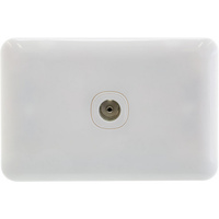 TRANSCO TVW Slim PAL to Saddle Rear TV Wall Plate White