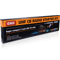 GME TX3100VP 5 Watt 477MHz 80 Channel UHF Super Compact Radio Starter Kit