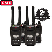 GME TX677QP 2 watt UHF CB handheld radio quad pack