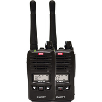 GME TX677TP 2 Watt UHF CB Handheld radio  Twin pack Compact and lightweight design
