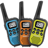 Uniden 80CH 0.5W UHF Handheld CB Radio 3PK With KID-Z Mode