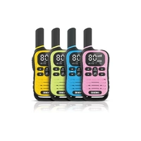 Uniden UH45-4-MAX 0.5W UHF Handheld Radio Kid-Zone Plus Blue Green Yellow Pink 