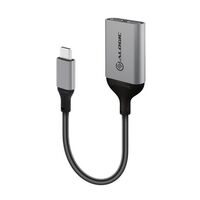 Alogic USB-C to USB-C Audio and USB-C Charging Adapter - Space Grey with 100W (20V/5A) Power Delivery, Data and Audio