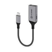 Alogic Ultra Combo USB-C to 3.5mm Audio & USB-C Charging Adapter -10cm