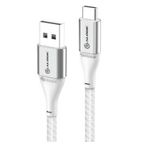 Alogic Super Ultra USB 2.0 USB-C to USB-A Cable - 30cm - 3A/480Mbps Silver