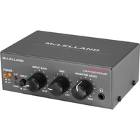 Mclelland  UP2 Preamp with USB for DJ Mixing and Recordring Audio with Power Supply