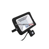 ULTRACHARGE 20 Watt Sensor LED Floodlight 1600Lm Black