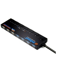 mbeat 7Port USB 3.0 and 2.0 Powered Hub Manager with Switches Fast Hub Manager