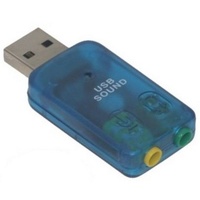 USB 2.0 Audio 3.5mm Mic Stereo Compact Dongle A3D 1.0 MSDirectsound3D