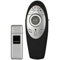 Wireless Presenter Track Ball Laser Pointer Remote Dual side controls 1Gb memory included