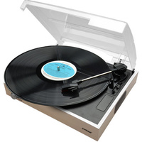 Classic USB Turntable Recorder Wooden Design