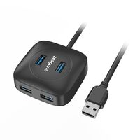 mbeat 4-Port USB 3.0 Hub High Speed Data Transfer Portable design plug-and-play