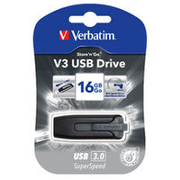Verbatim 16GB V3 USB3.0 Grey Store n Go V3 Rectractable
