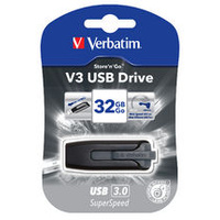 Verbatim 32GB V3 USB3.0 Grey Store n Go V3 Retractable