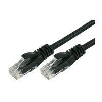 30cm RJ45 Cat 6 Patch Cable - Black