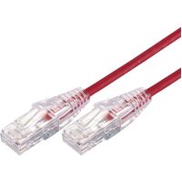 1.5m 10GbE Ultra Thin Cat 6A UTP Snagless Patch Cable LSZH - Red