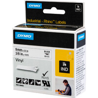 DYMO Refill Cartridge 3/8inch White Vinyl (9mm) Labeler REFILL