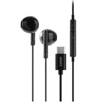 Laser USB-C Earphones with Microphone - Black