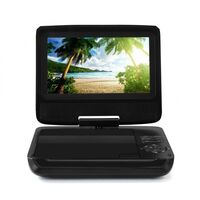 Laser Portable Rechargeable High-Resolution 7 inch LCD Swivel Screen DVD Player 