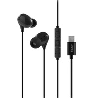Laser Wired In-Ear Earphones with In-Line Controls Black