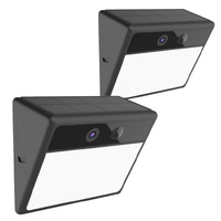 Laser Outdoor Wall Light Camera Twin Pack