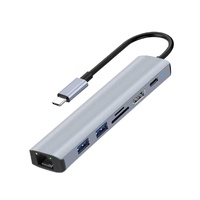 Laser USB-C 7 Port Hub with HDMI and Ethernet