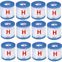 Intex 12 x Filter Cartridge replacement Size H INTEX FILTER PUMP 29007
