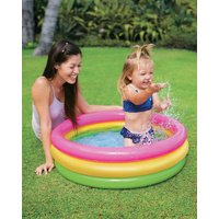Intex Sunset Glow Kiddie Pool 86cm x 25cm - 58294