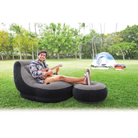 Intex Ultra Lounge Inflatable Chair and ottoman 68564