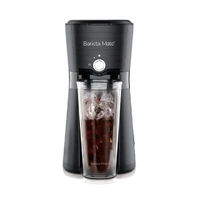 Barista Mate CM300 700W Digital Iced Coffee Maker with Reusable Tumbler & Straw 