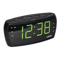 CR85 Alarm Clock Radio Digital LED AM FM-Aux In-Large Big Numbers Sight Impaired