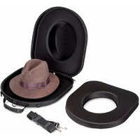 Travel Fedora Case - Universal Hat Carrier for Men & Women