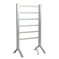 Lenoxx TR100 Standing Heated Towel Rail Vertical Warming Towel Rack 100 Watts