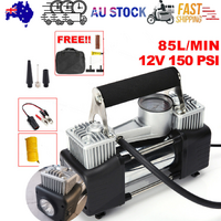 Car Air Compressor 12V 4WD Portable Tyre Inflator Deflator Truck Pump 150PSI