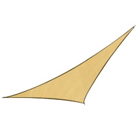 Wallaroo Triangle Shade Sail 5m x 5m x 5m - Sand