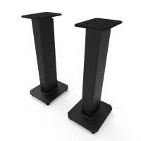 Kanto SX26 26" Tall Fillable Speaker Stands with Isolation Feet - Pair, Black
