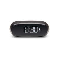 Lexon Minut Mini Alarm Clock - Gunmetal