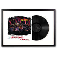 Framed Nirvana MTV Unplugged Vinyl Album Art