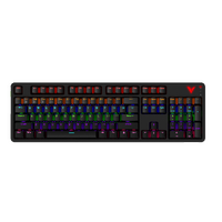 RAPOO V500 Pro Adjustable Brightness Backlit Mechanical Gaming Keyboard Black
